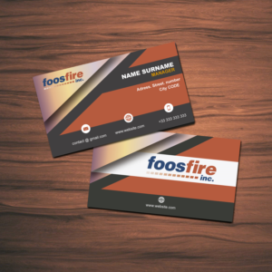 Foos Fire Company Business Cards | Business Card Design by Wally_F