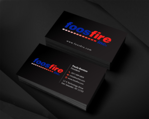 Business Card Design by Infinitive Technology for Foos Fire, Inc. | Design: #20959095