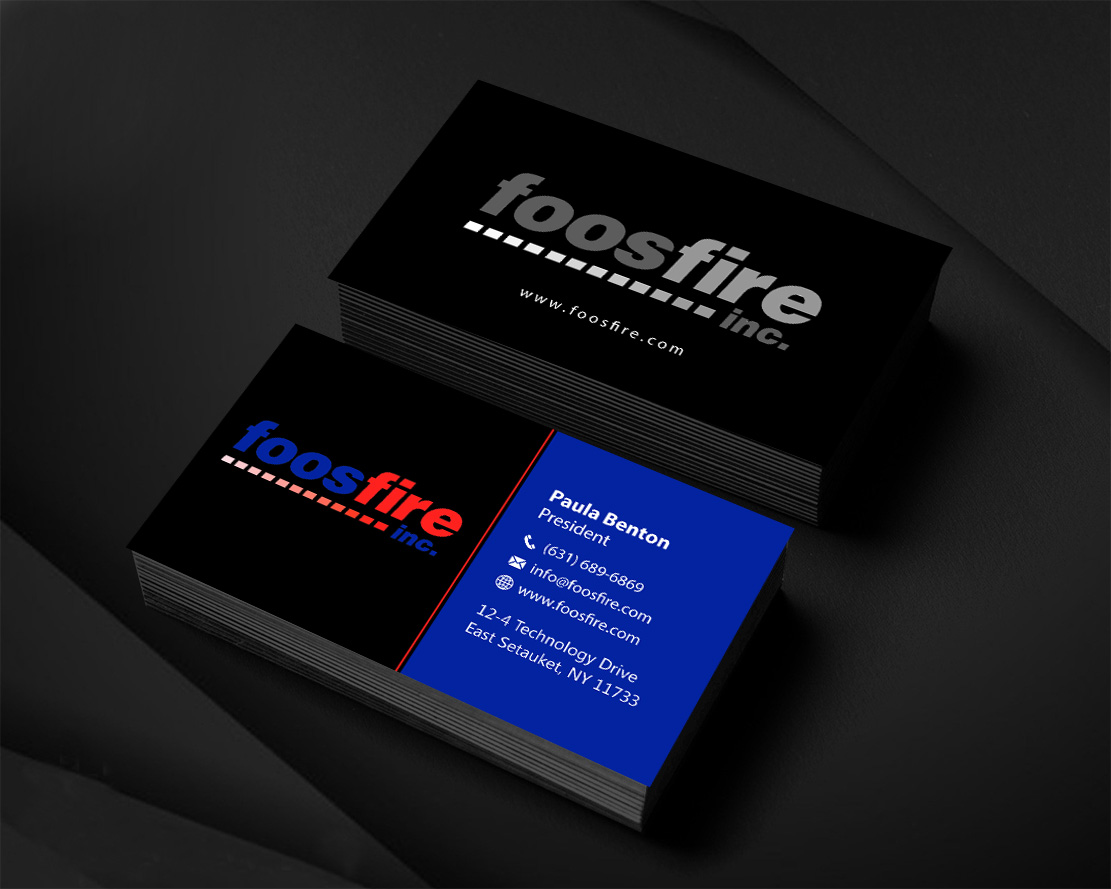 Business Card Design by Infinitive Technology for Foos Fire, Inc. | Design #20965124