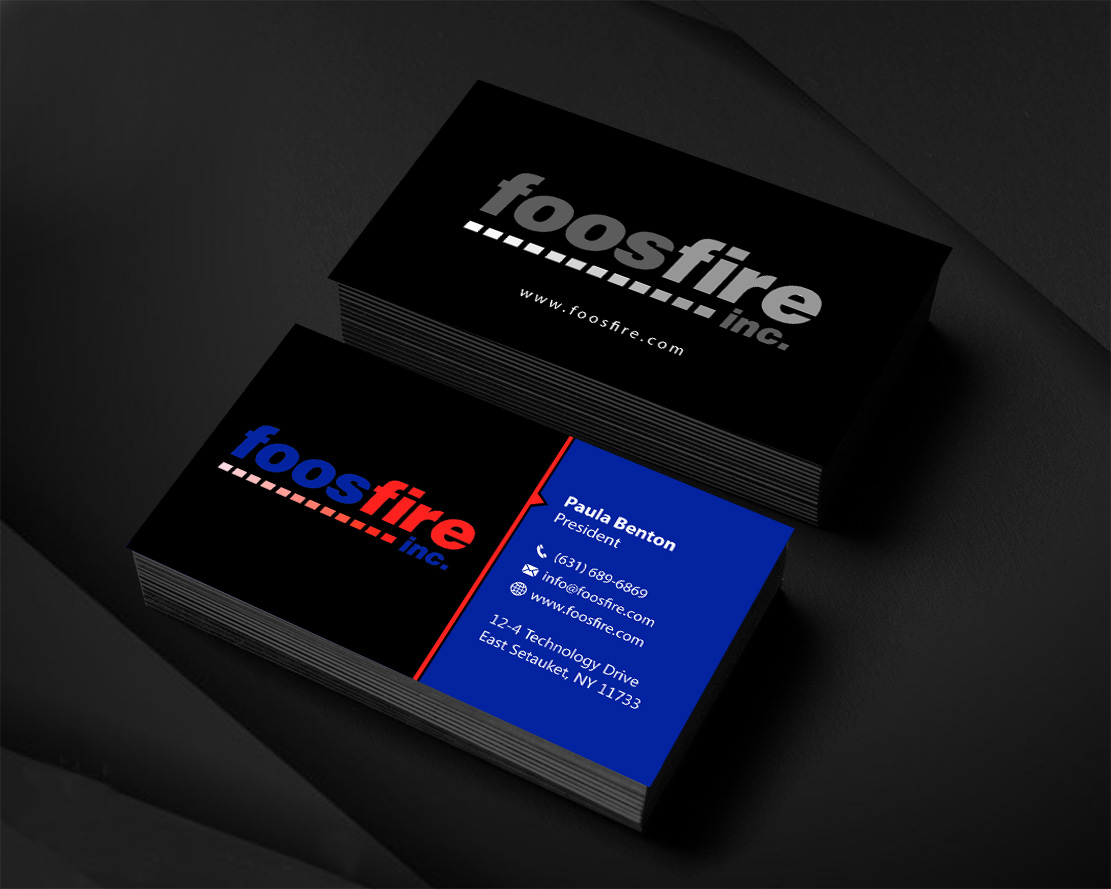 Design de Carte de Visite par Infinitive Technology pour Foos Fire, Inc. | Design #20965131