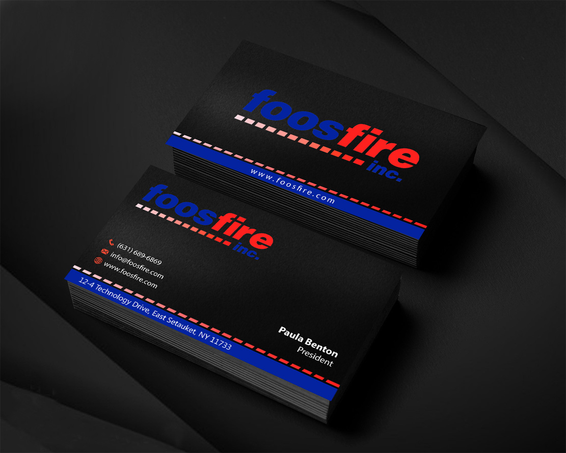 Design de Carte de Visite par Infinitive Technology pour Foos Fire, Inc. | Design #20965137