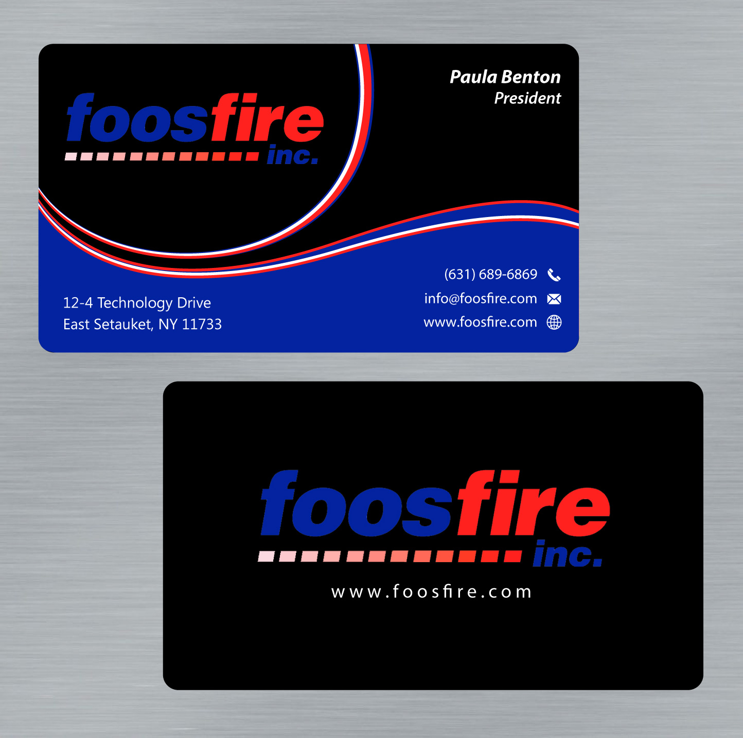 Design de Carte de Visite par Infinitive Technology pour Foos Fire, Inc. | Design #20966804