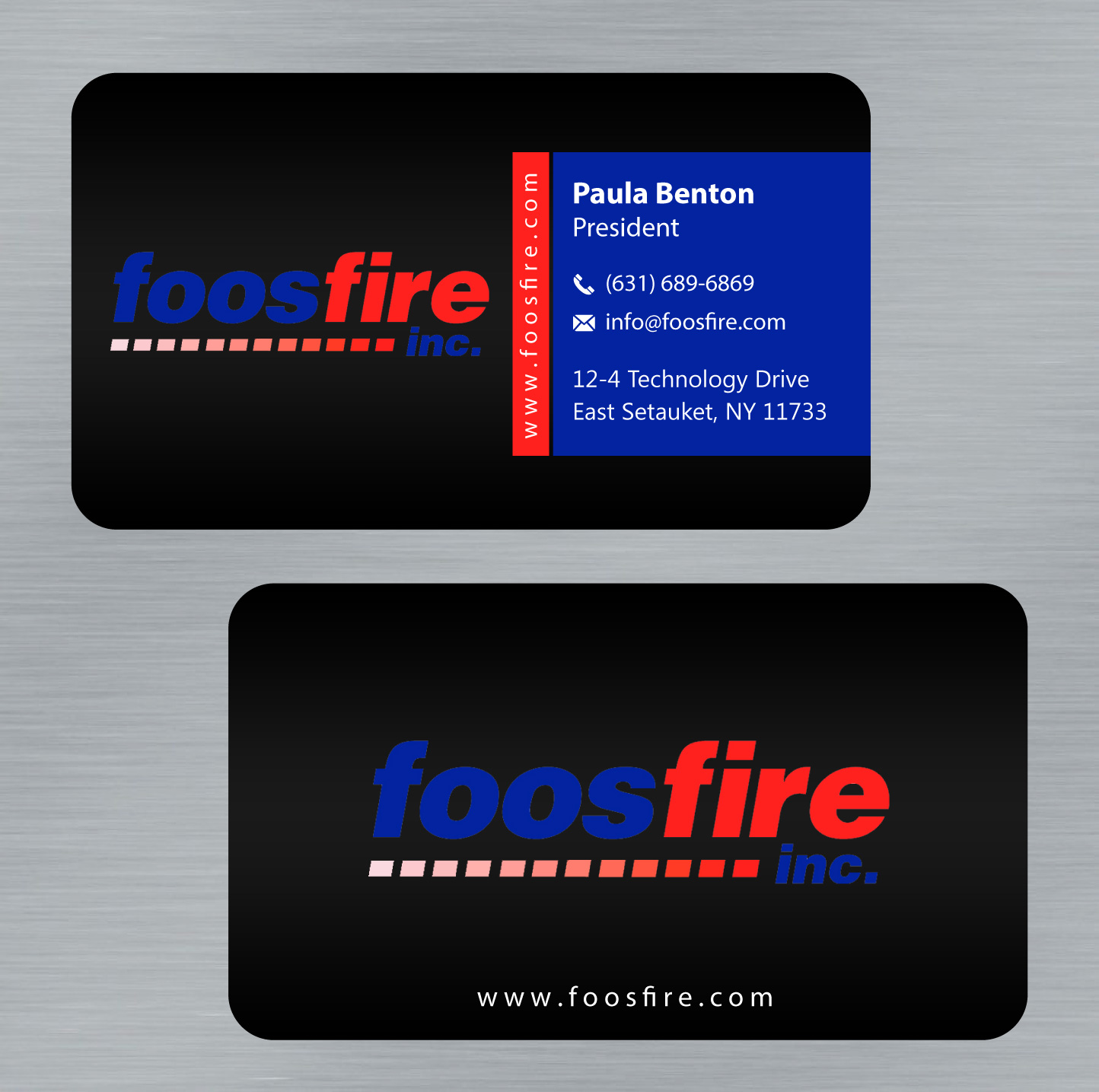 Design de Carte de Visite par Infinitive Technology pour Foos Fire, Inc. | Design #20966805