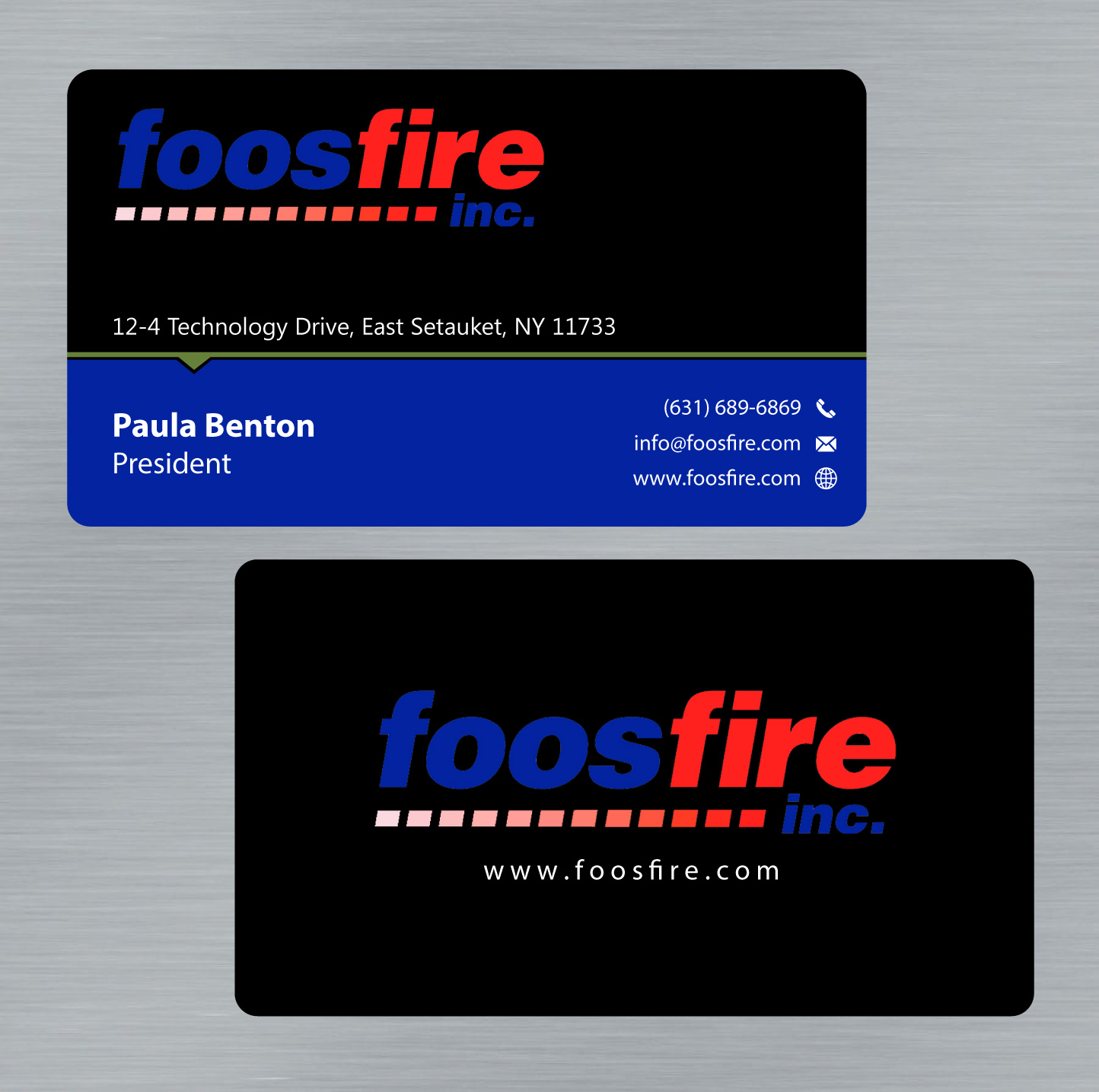 Design de Carte de Visite par Infinitive Technology pour Foos Fire, Inc. | Design #20966812