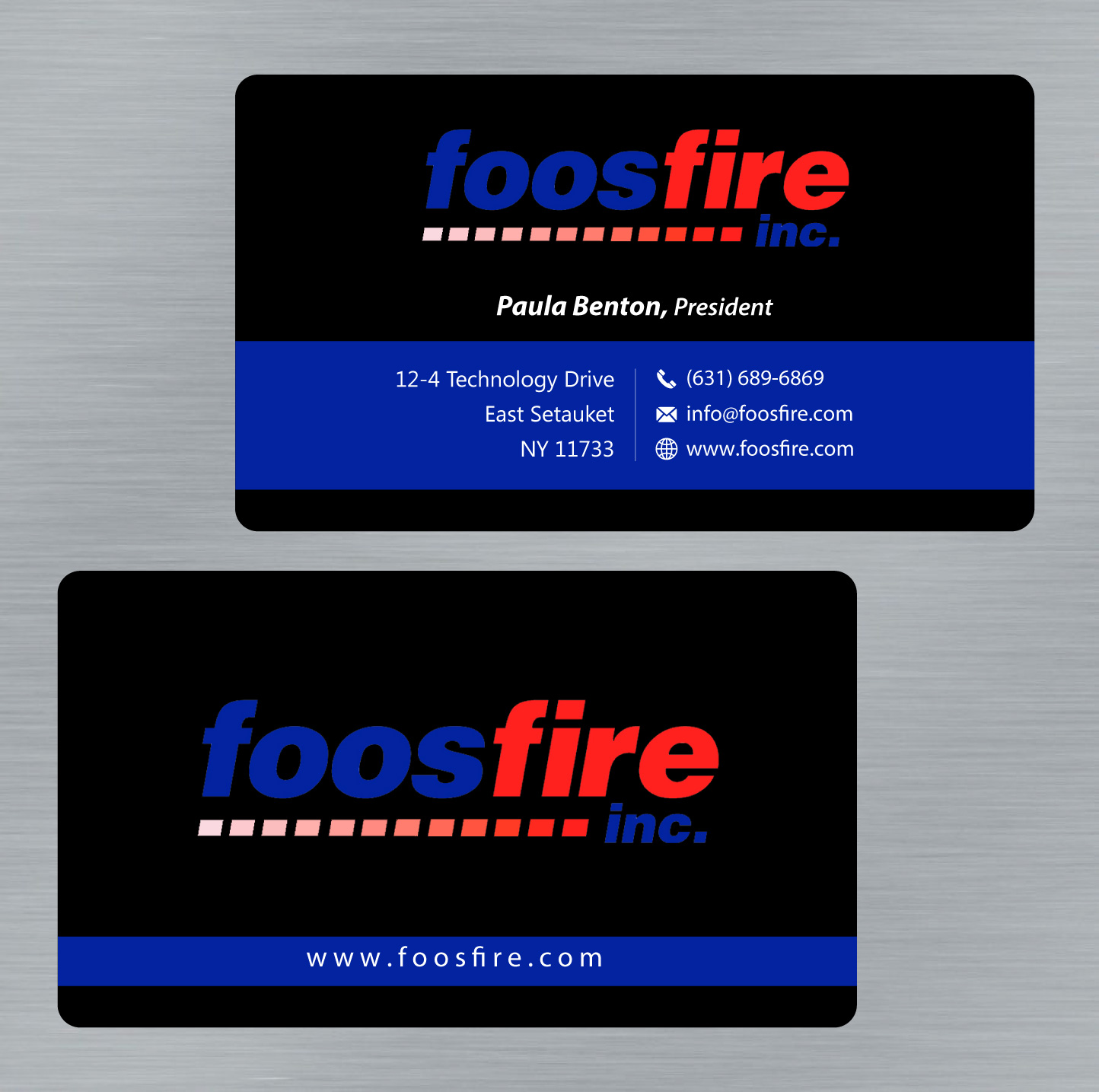 Design de Carte de Visite par Infinitive Technology pour Foos Fire, Inc. | Design #20966816