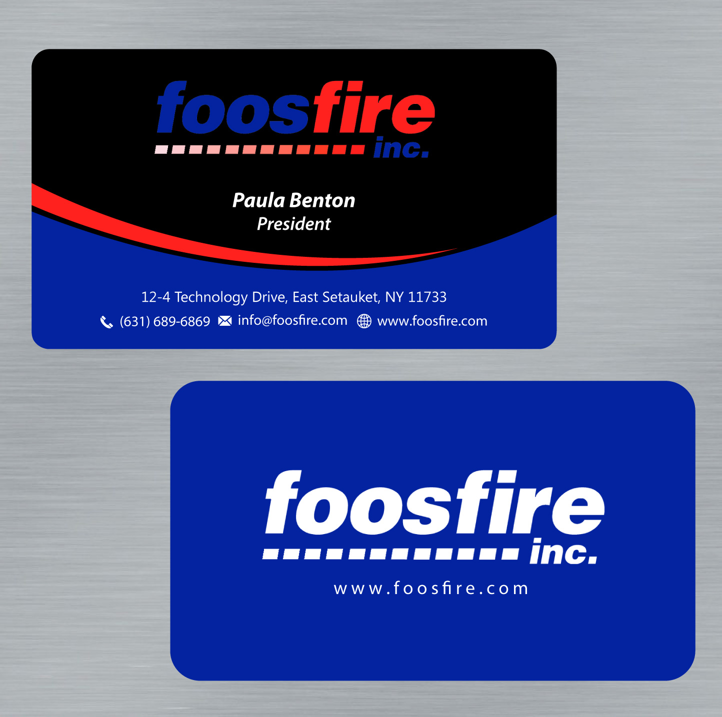 Design de Carte de Visite par Infinitive Technology pour Foos Fire, Inc. | Design #20966820