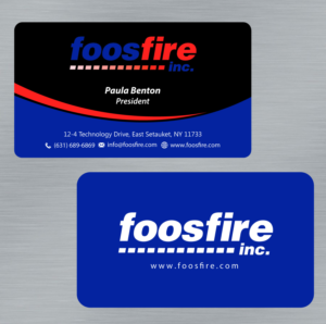Design de Carte de Visite par Infinitive Technology pour Foos Fire, Inc. | Design : #20966820