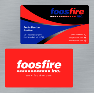 Design de Carte de Visite par Infinitive Technology pour Foos Fire, Inc. | Design : #20966821