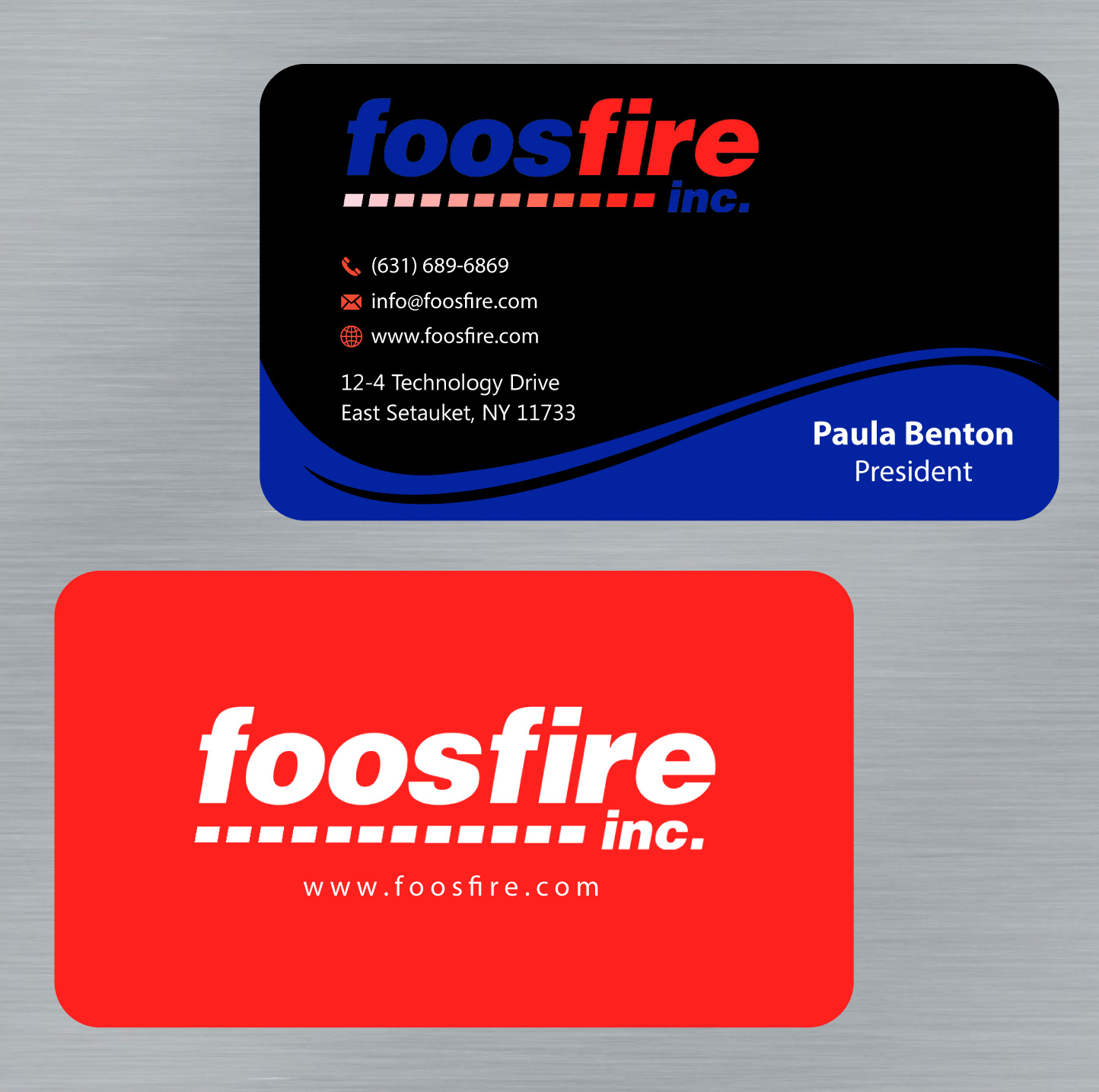 Design de Carte de Visite par Infinitive Technology pour Foos Fire, Inc. | Design #20966824