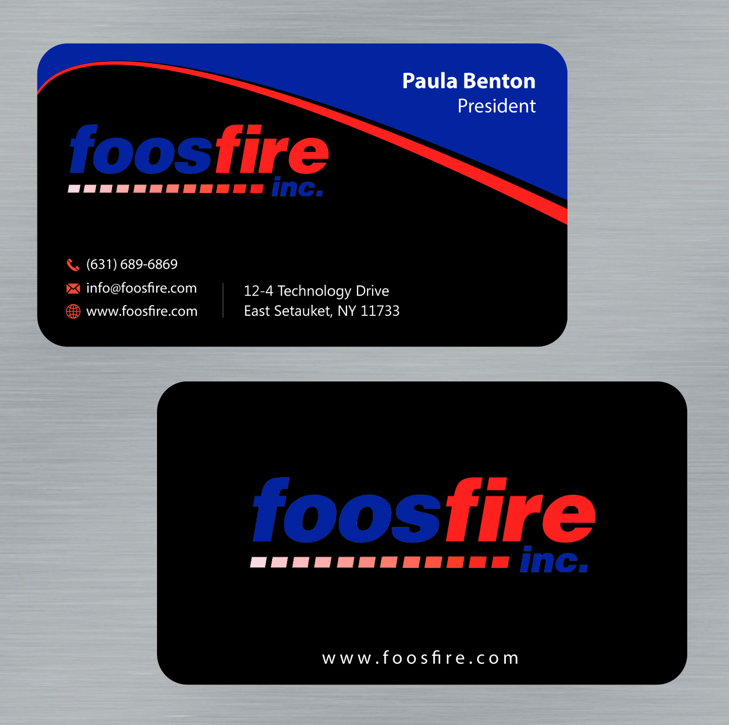 Design de Carte de Visite par Infinitive Technology pour Foos Fire, Inc. | Design #20966827