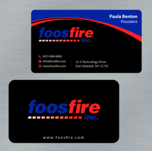Design de Carte de Visite par Infinitive Technology pour Foos Fire, Inc. | Design : #20966830