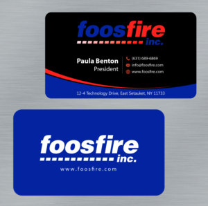 Foos Fire Company Business Cards | Business Card Design by Infinitive Technology