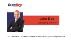Design de Carte de Visite par Pooria pour Foos Fire, Inc. | Design : #20934610