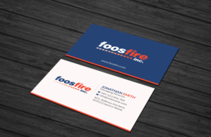 Business Card Design by Creations Box 2015 for Foos Fire, Inc. | Design: #20938706