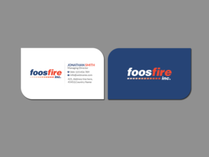Business Card Design by Creations Box 2015 for Foos Fire, Inc. | Design: #20938707