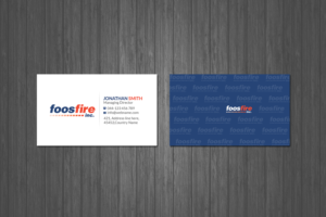 Business Card Design by Creations Box 2015 for Foos Fire, Inc. | Design: #20938720