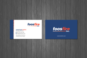 Business Card Design by Creations Box 2015 for Foos Fire, Inc. | Design: #20938723