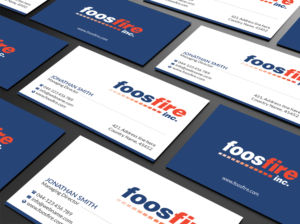 Business Card Design by Creations Box 2015 for Foos Fire, Inc. | Design: #20938731