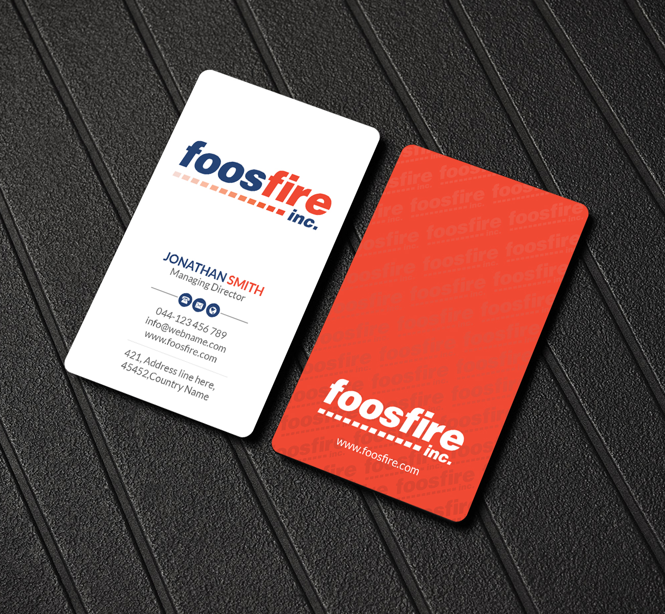 Design de Carte de Visite par Creations Box 2015 pour Foos Fire, Inc. | Design #20938734