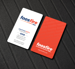 Business Card Design by Creations Box 2015 for Foos Fire, Inc. | Design: #20938734