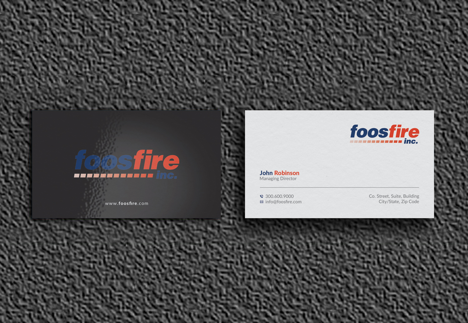 Business Card Design by OxonoArt for Foos Fire, Inc. | Design #20929675