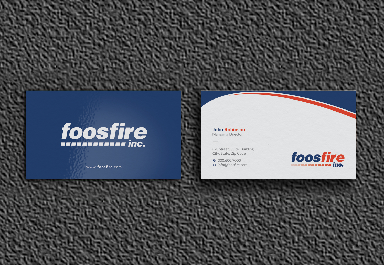 Business Card Design by OxonoArt for Foos Fire, Inc. | Design #20929676