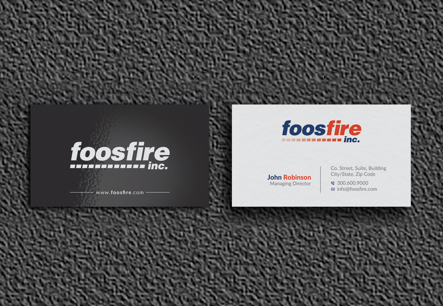 Business Card Design by OxonoArt for Foos Fire, Inc. | Design #20929677