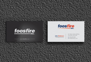 Business Card Design by OxonoArt for Foos Fire, Inc. | Design: #20929677