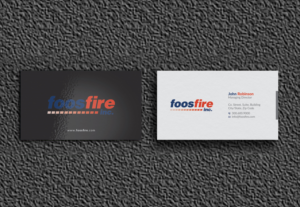 Business Card Design by OxonoArt for Foos Fire, Inc. | Design: #20929678
