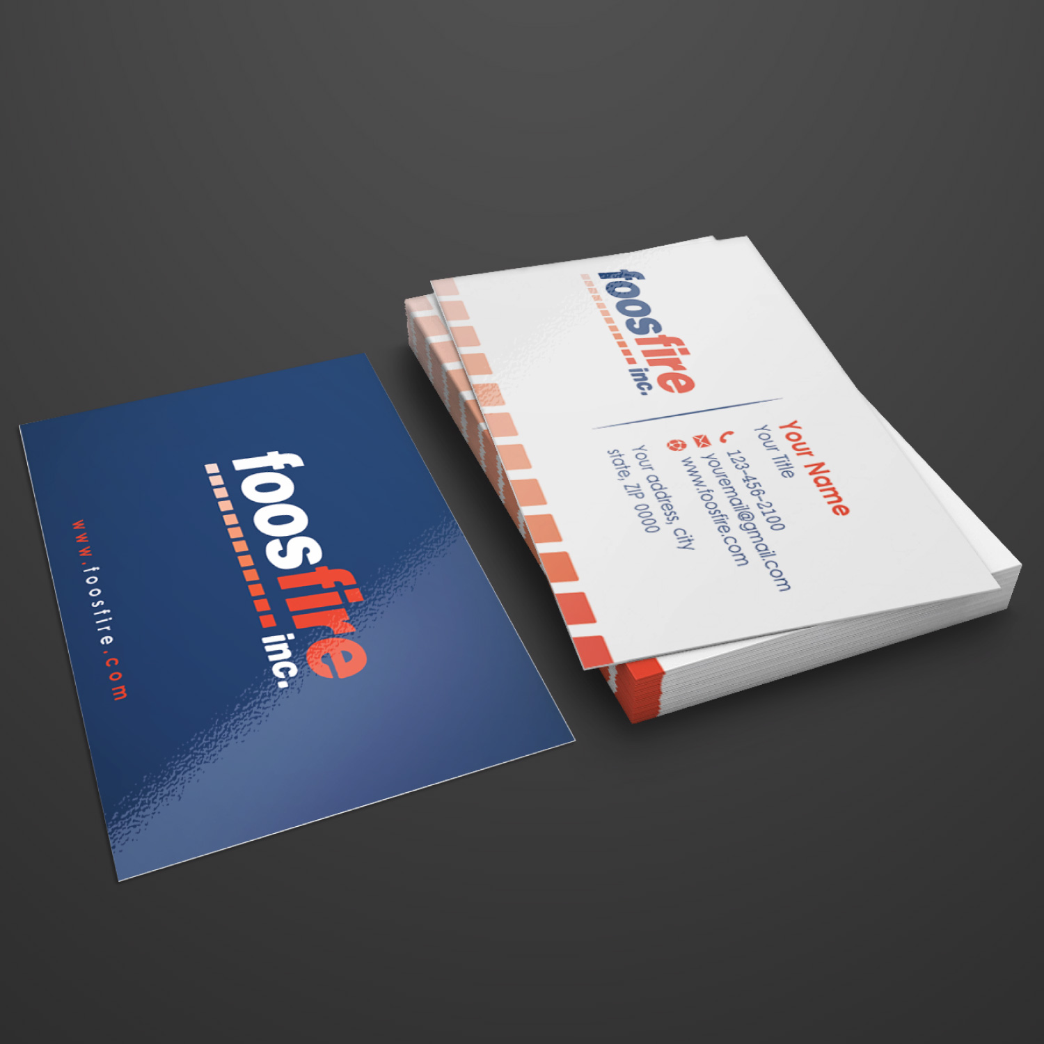 Design de Carte de Visite par LAXMI DESIGNHUB pour Foos Fire, Inc. | Design #20941169
