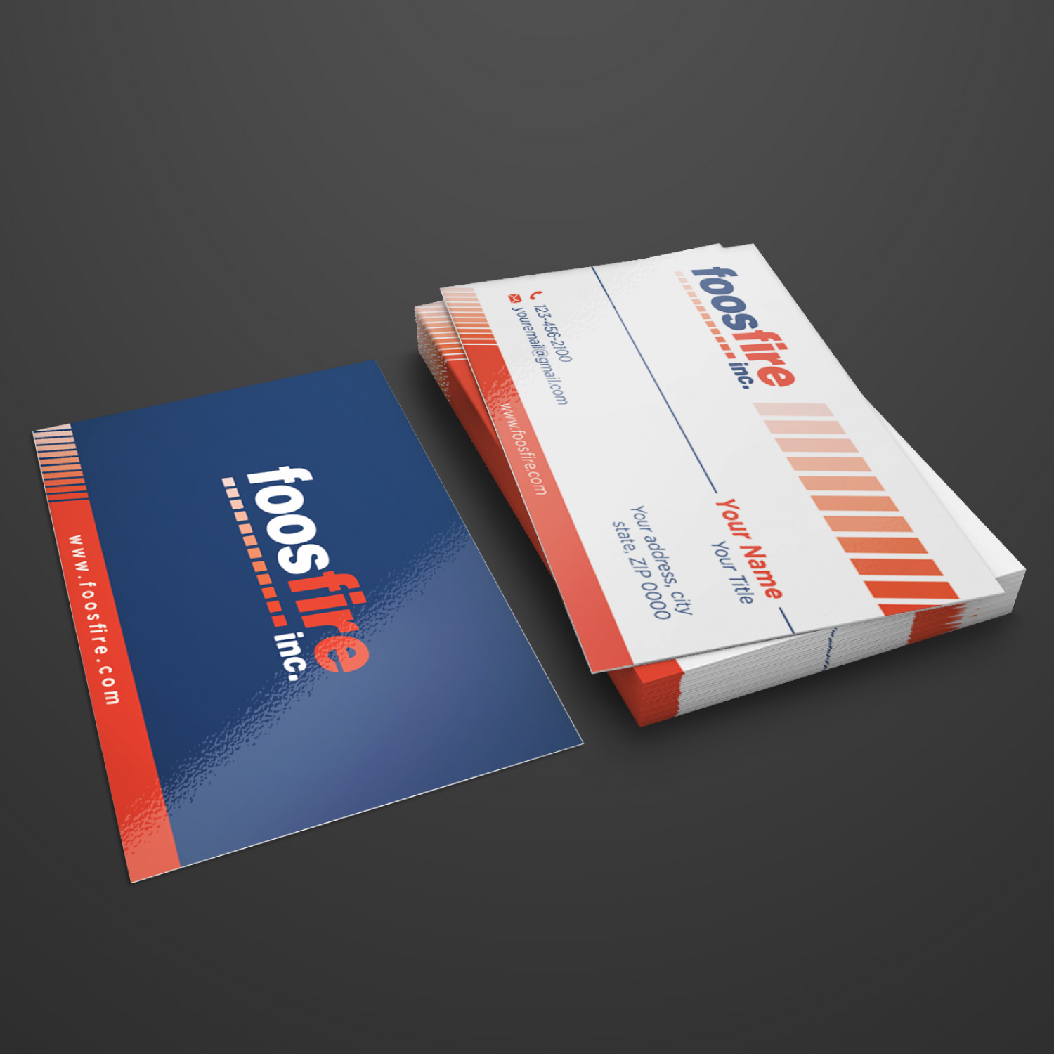 Diseño de Tarjeta de Presentación por LAXMI DESIGNHUB para Foos Fire, Inc. | Diseño #20941206