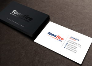 Visitenkarten-Design von Brand aid für Foos Fire, Inc. | Design #20939426