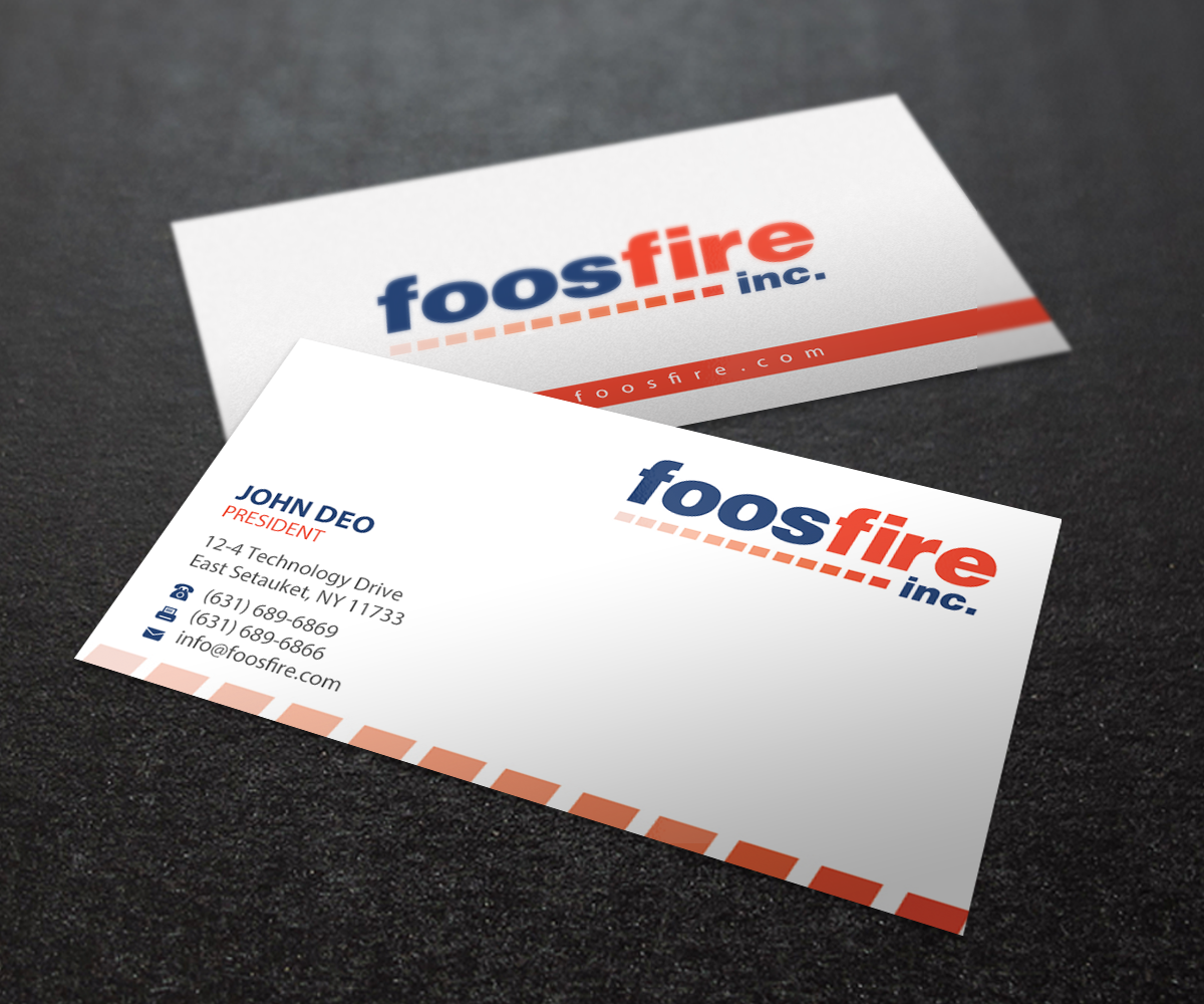 Design de Carte de Visite par Brand aid pour Foos Fire, Inc. | Design #20939429