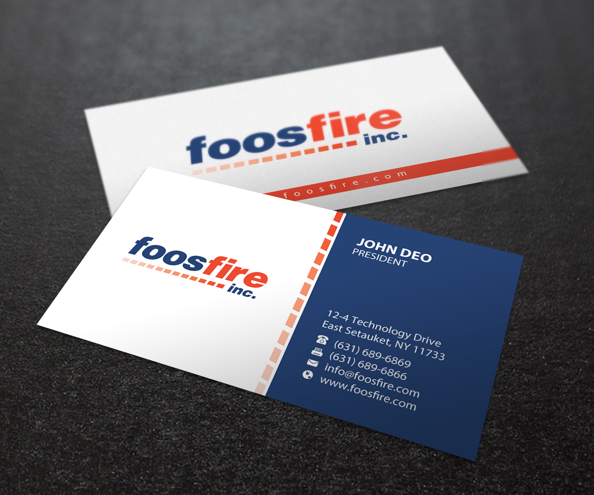 Design de Carte de Visite par Brand aid pour Foos Fire, Inc. | Design #20939432