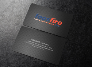 Business Card Design by chandrayaan.creative for Foos Fire, Inc. | Design: #20939477