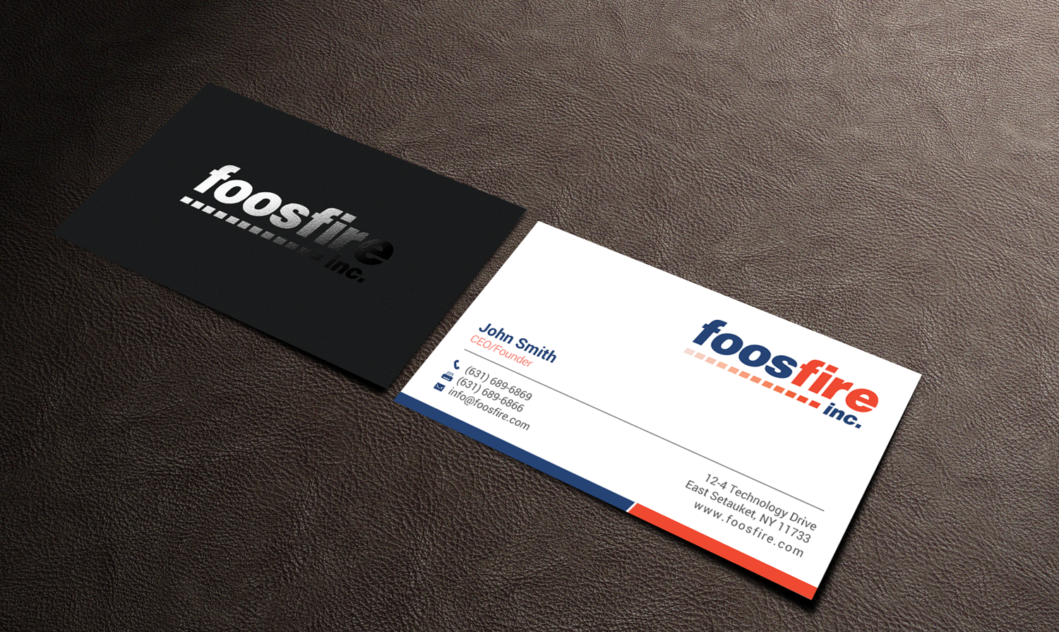 Business Card Design by chandrayaan.creative for Foos Fire, Inc. | Design #20939478