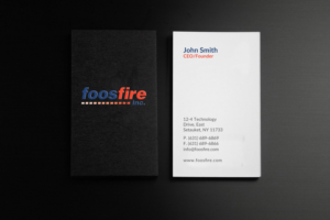 Visitenkarten-Design von chandrayaan.creative für Foos Fire, Inc. | Design: #20939498