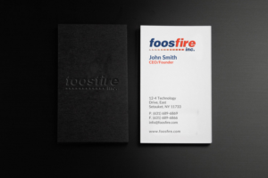 Visitenkarten-Design von chandrayaan.creative für Foos Fire, Inc. | Design: #20939501