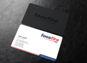 Visitenkarten-Design von chandrayaan.creative für Foos Fire, Inc. | Design: #20939507