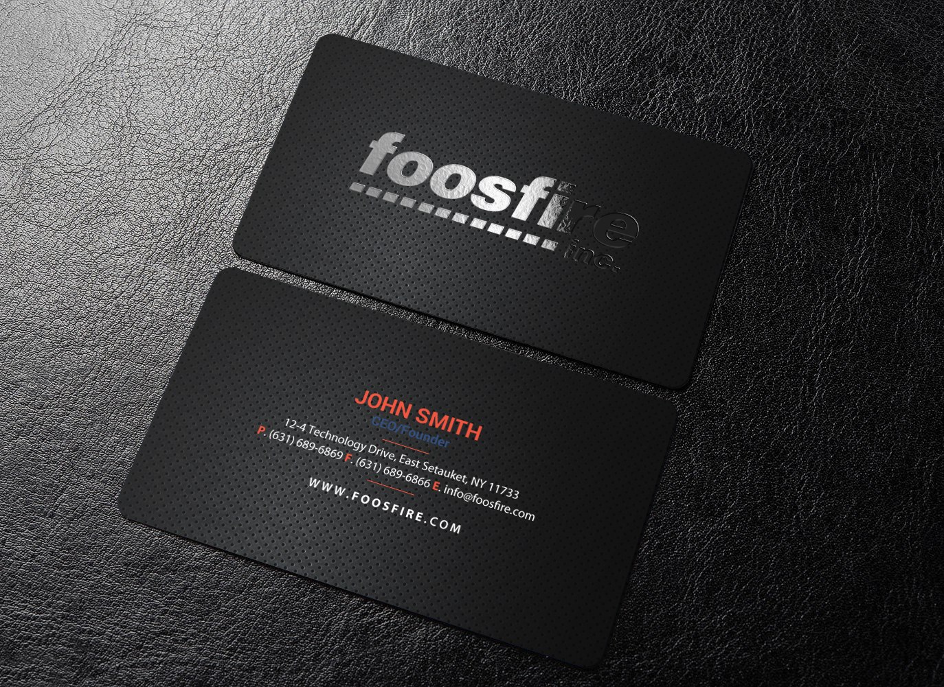 Business Card Design by chandrayaan.creative for Foos Fire, Inc. | Design #20947967