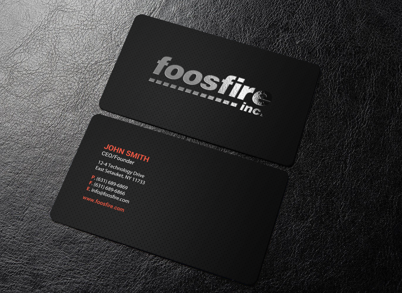 Business Card Design by chandrayaan.creative for Foos Fire, Inc. | Design #20947975