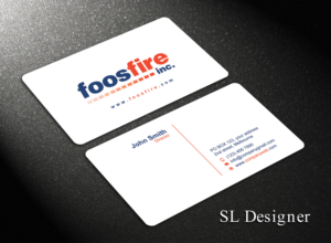 Diseño de Tarjeta de Presentación por SL Designer para Foos Fire, Inc. | Diseño: #20927349