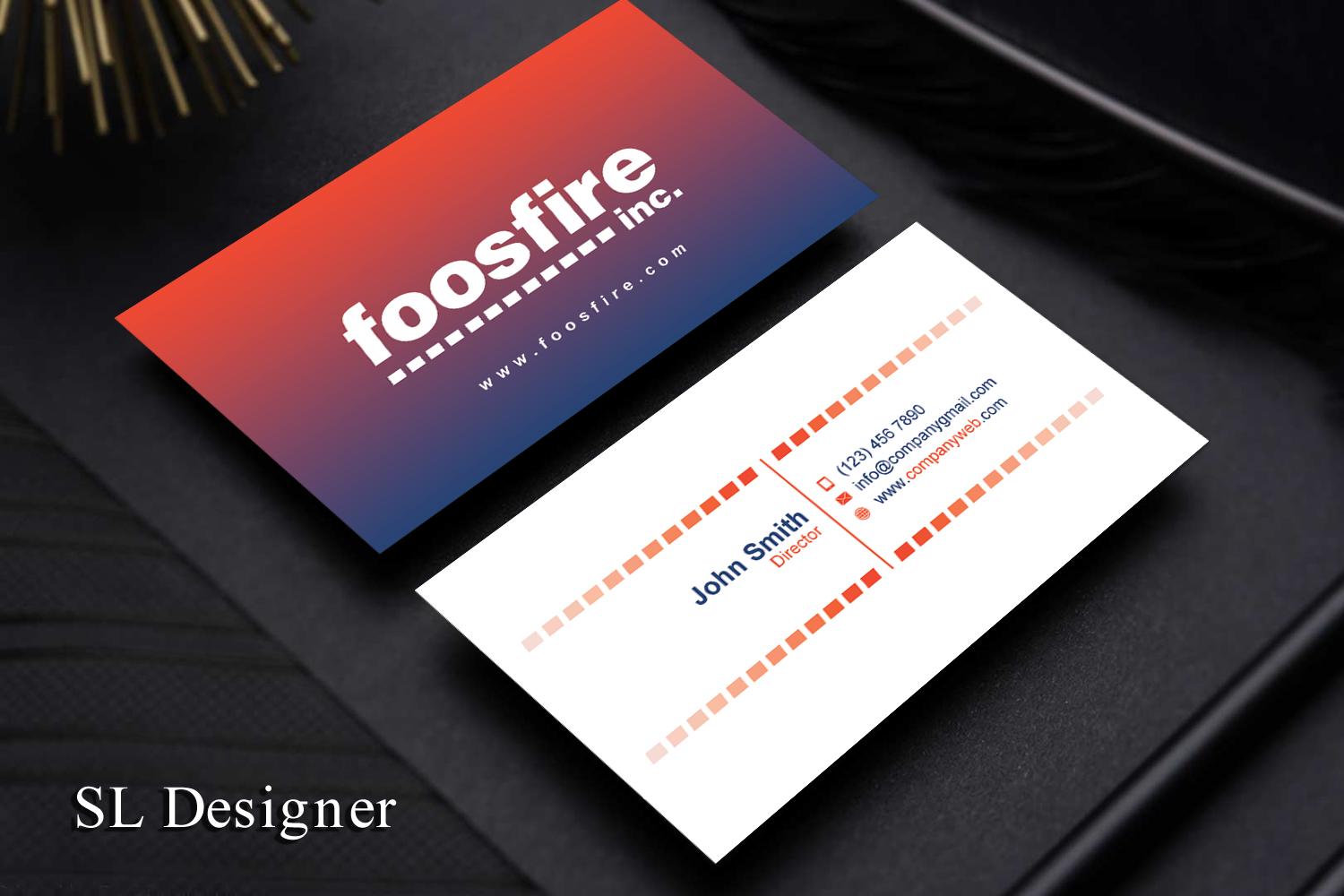 Diseño de Tarjeta de Presentación por SL Designer para Foos Fire, Inc. | Diseño #20927358