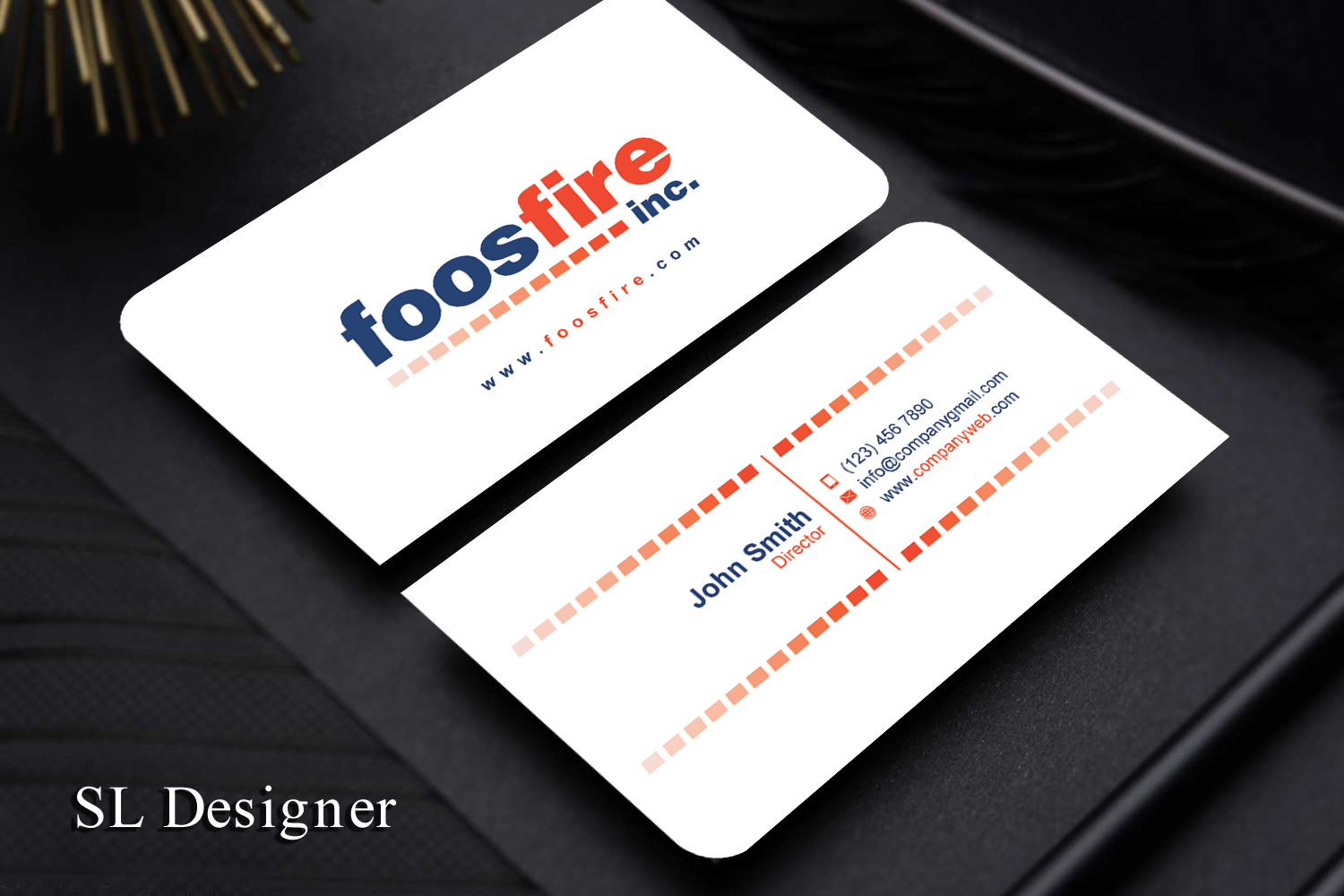 Diseño de Tarjeta de Presentación por SL Designer para Foos Fire, Inc. | Diseño #20940283