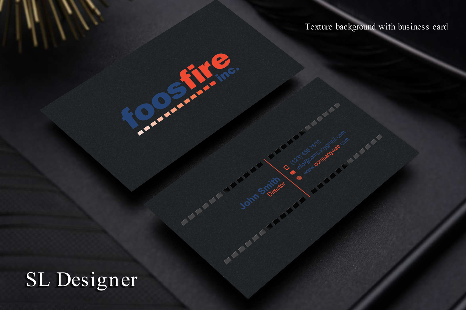 Diseño de Tarjeta de Presentación por SL Designer para Foos Fire, Inc. | Diseño #20947463