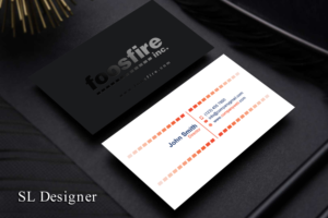 Foos Fire Company Business Cards | Business Card Design by SL Designer