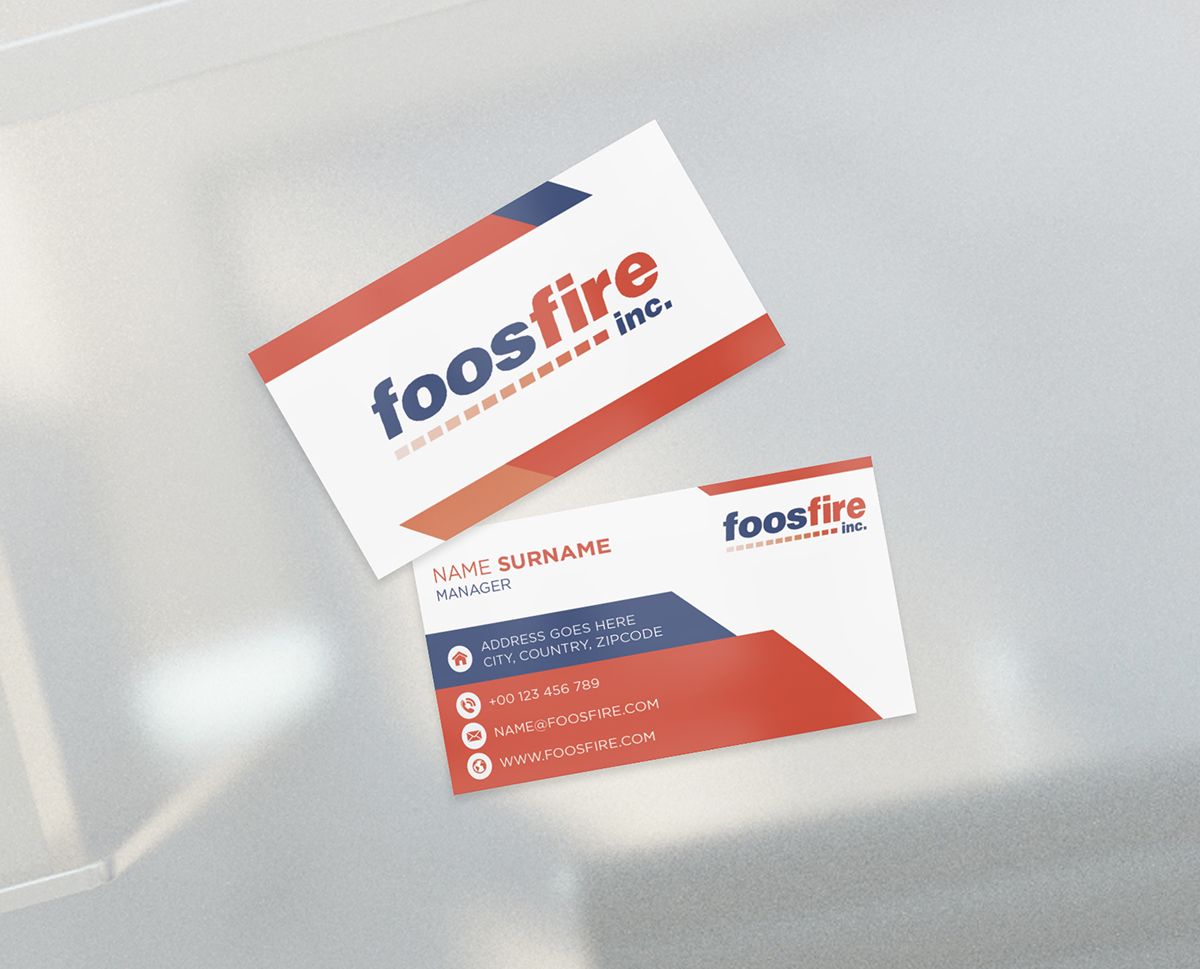 Design de Carte de Visite par MPStudio pour Foos Fire, Inc. | Design #20925949