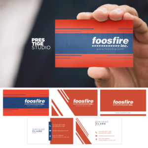 Business Card Design by PrestigeDR for Foos Fire, Inc. | Design: #20929810