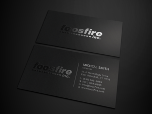 Business Card Design by Tripti Ranjan Gain for Foos Fire, Inc. | Design: #20924436