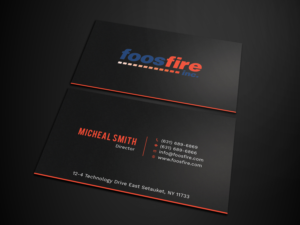 Diseño de Tarjeta de Presentación por Tripti Ranjan Gain para Foos Fire, Inc. | Diseño: #20924440
